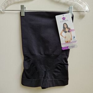 Women's Shapewear Boy Short M Firm Control Hi Waist Black Body Shaping Seamless